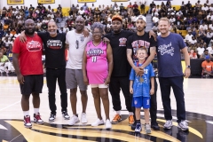 August 5, 2024: At halftime during  the championship game of the 19th annual Danny Rumph Classic, Sen. Dillon tonight presented a grant check to the Daniel E. Rumph Foundation to continue their work in educating young athletes about heart health.  In 2005, Danny Rumph, a former point guard at Division I Western Kentucky, collapsed and died of cardiomyopathy after a pick-up basketball game at a Philadelphia recreation center.