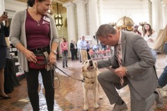 October 3, 2023: Sen. Jimmy Dillon attends a Disability Awareness Day event in the Capitol rotunda hosted by Senator Christine Tartaglione.