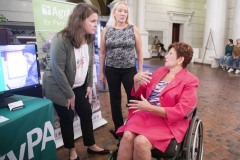 October 3, 2023: Sen. Jimmy Dillon attends a Disability Awareness Day event in the Capitol rotunda hosted by Senator Christine Tartaglione.