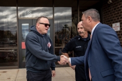 October 31, 2023: Sen. Dillon continued his “Journeys with Jimmy” series at the Philadelphia Fire Academy.