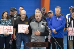 October 14, 2023: Joined by PIAA officials, youth sports leaders and City Council Member Isaiah Thomas, Sen. Dillon held a news conference in the Bustleton neighborhood of Northeast Philadelphia today to promote Senate Bill 842, the Respect the Whistle Act.   The bill is designed to give more protections to sports officials by creating a separate offense for harassment at youth sports events.