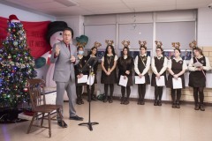 December 15, 2022: Sen. Dillon joined in holiday festivities at St. Hubert Catholic High School for Girls in Mayfair today before presenting school officials with a $2 million RACP grant award intended to help fund a planned Arts and Design Center.